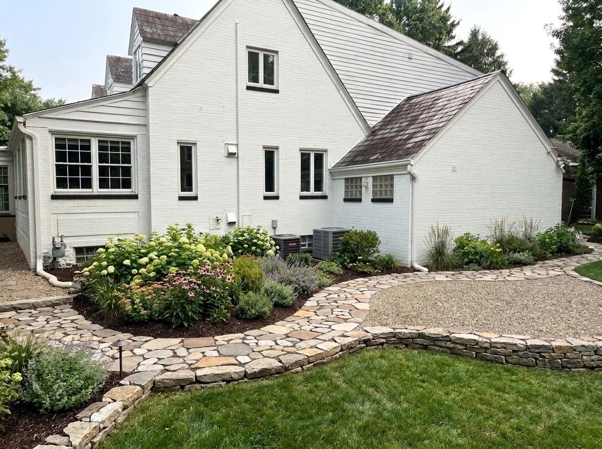 Country Rustic Garden Yard design — yard photo by GenRoom AI