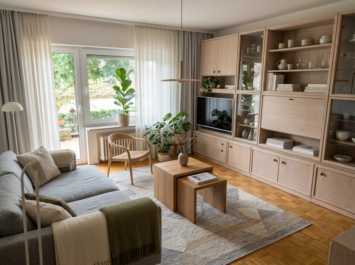 Scandinavian Living Room design — interior photo by GenRoom AI