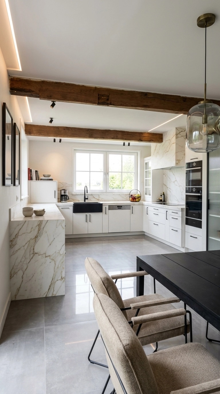 Interior design in Contemporary style — Kitchen by GenRoom AI