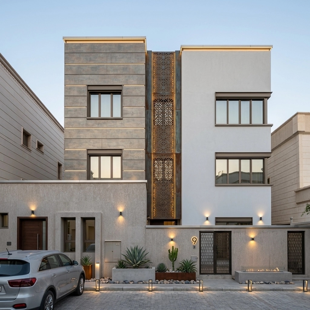 Contemporary Facade Facade design — facade photo by GenRoom AI