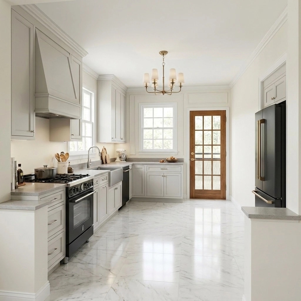 Interior design in Transitional style — Kitchen by GenRoom AI