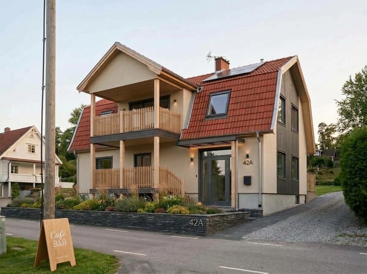Scandinavian Facade Facade design — facade photo by GenRoom AI