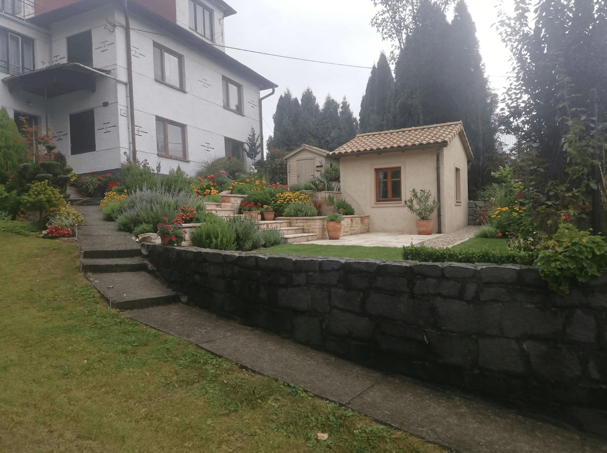 Mediterranean Yard Yard design — yard photo by GenRoom AI