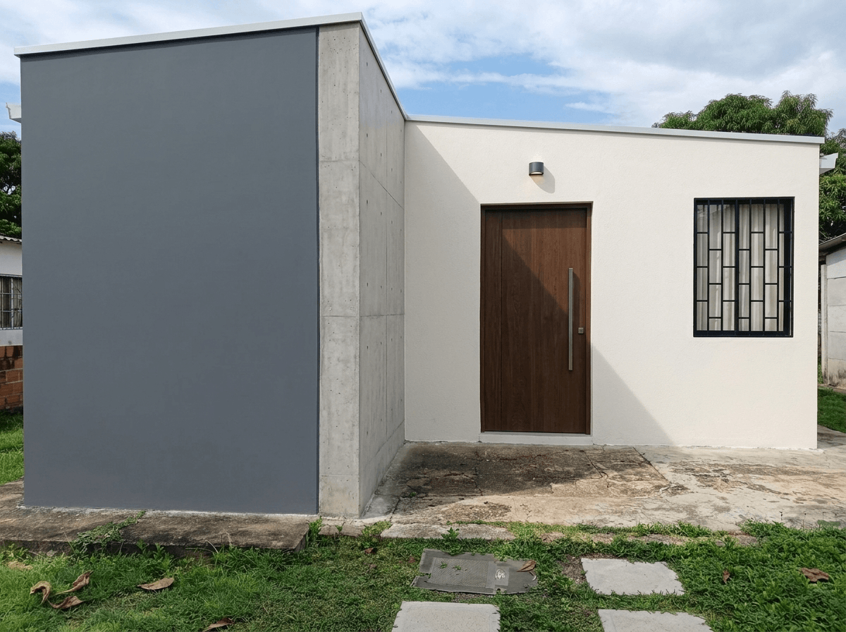 Minimalist Facade Facade design — facade photo by GenRoom AI