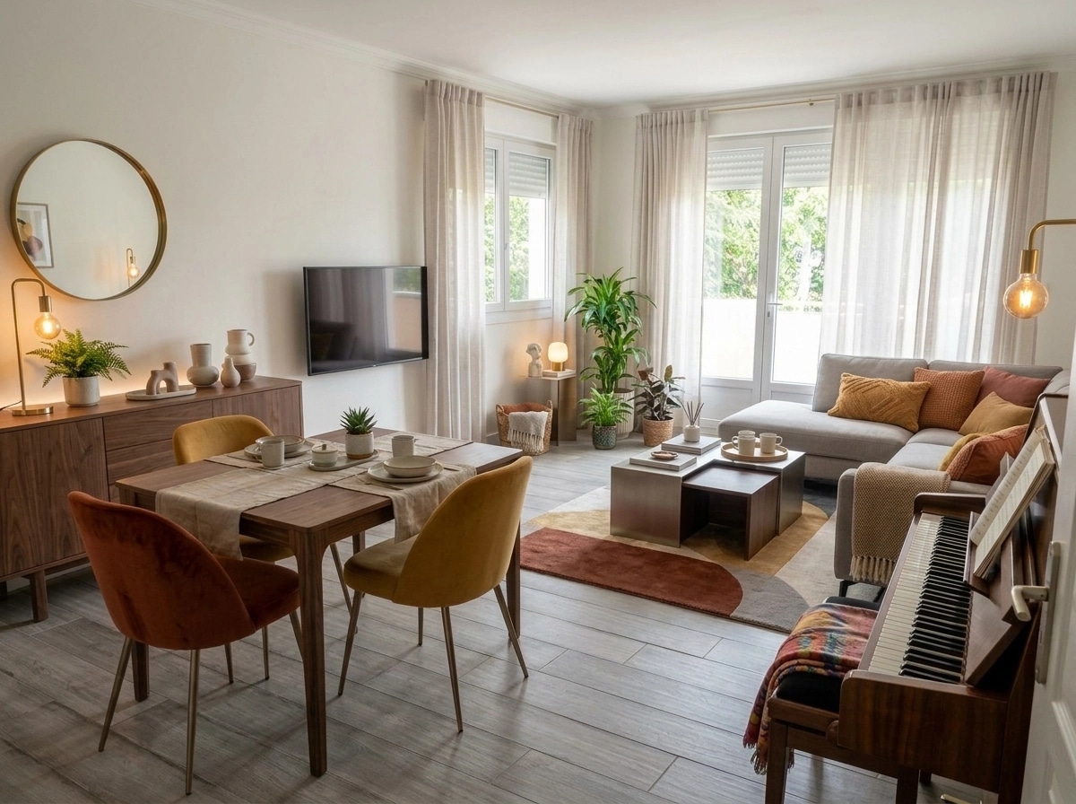 Interior design in Contemporary style — Living Room by GenRoom AI