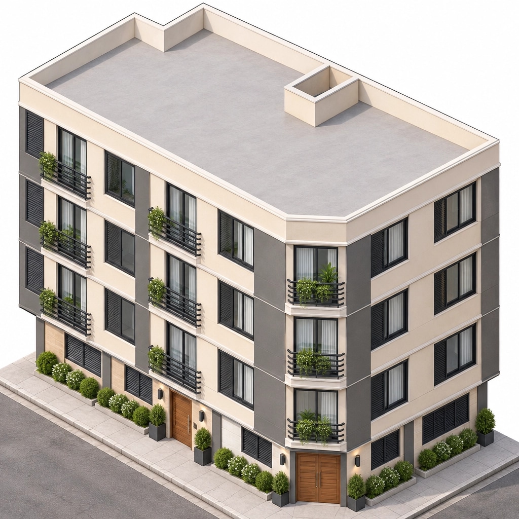 Facade design in Contemporary Facade style — Facade by GenRoom AI