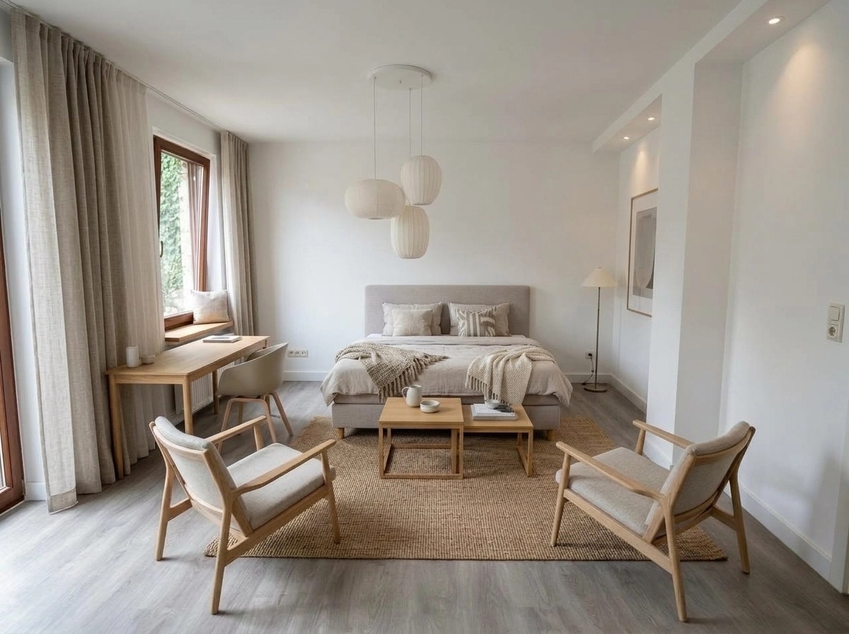 Scandinavian Living Room design — interior photo by GenRoom AI