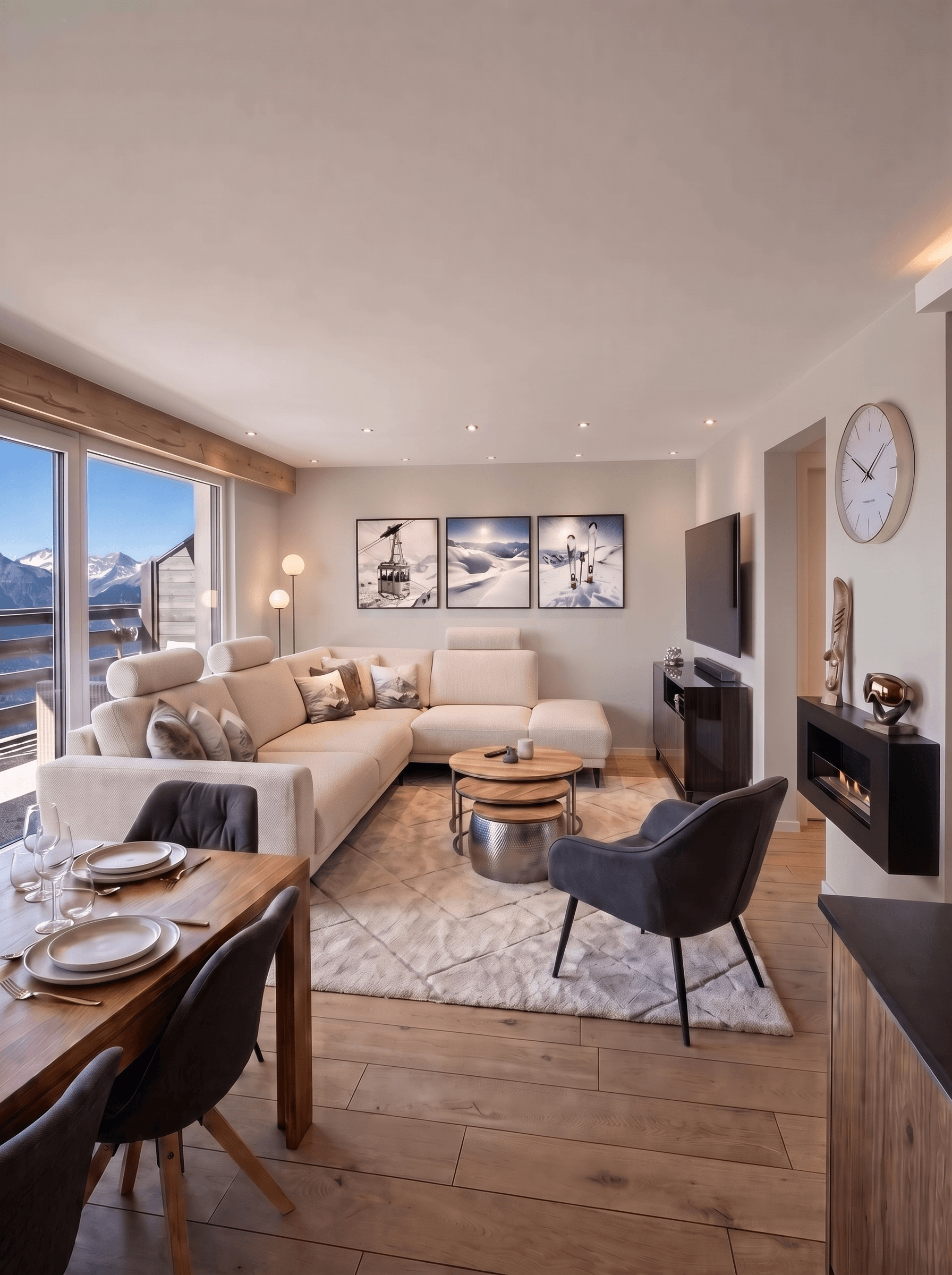 Interior design in Contemporary style — Living Room by GenRoom AI