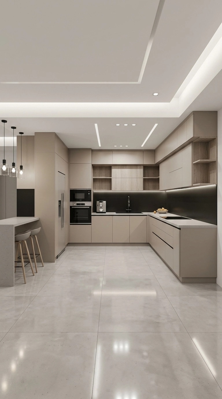 Minimalism Kitchen design — interior photo by GenRoom AI