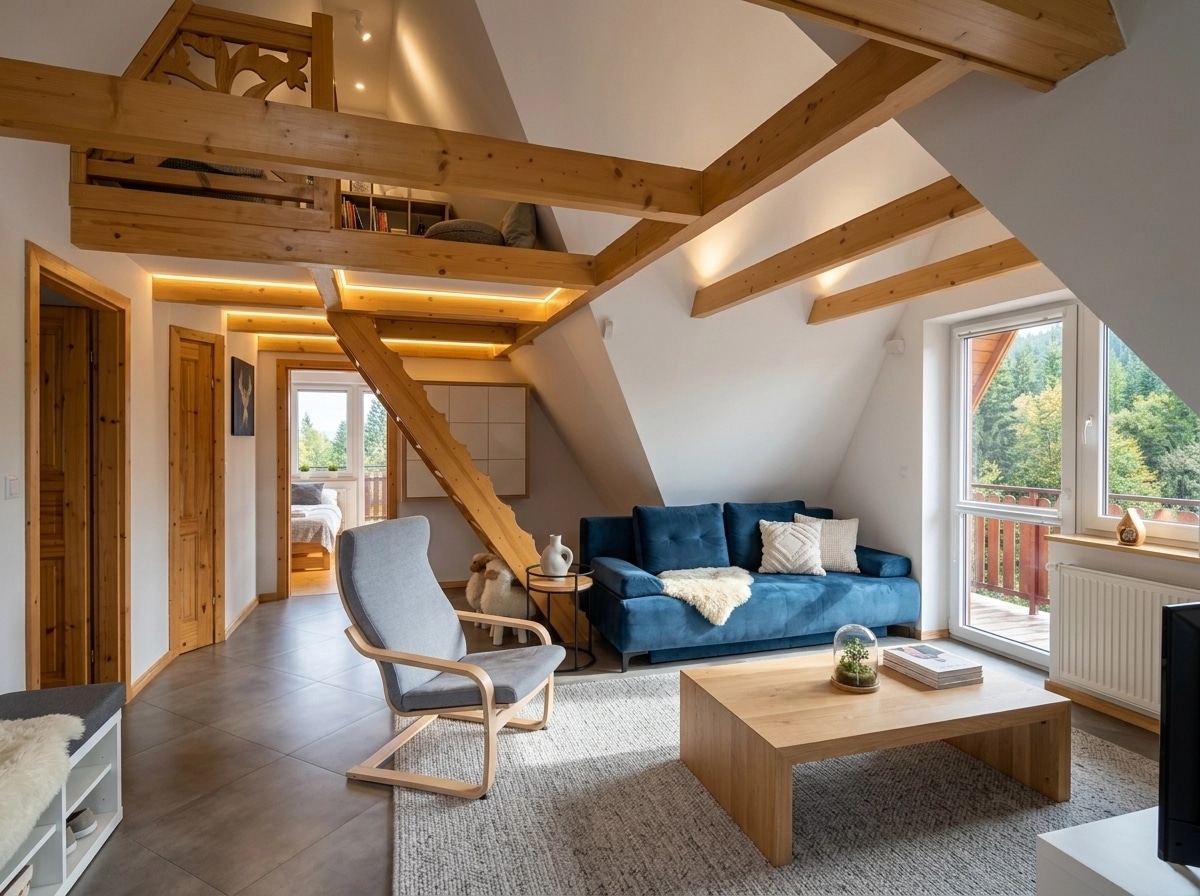 Scandinavian Living Room design — interior photo by GenRoom AI