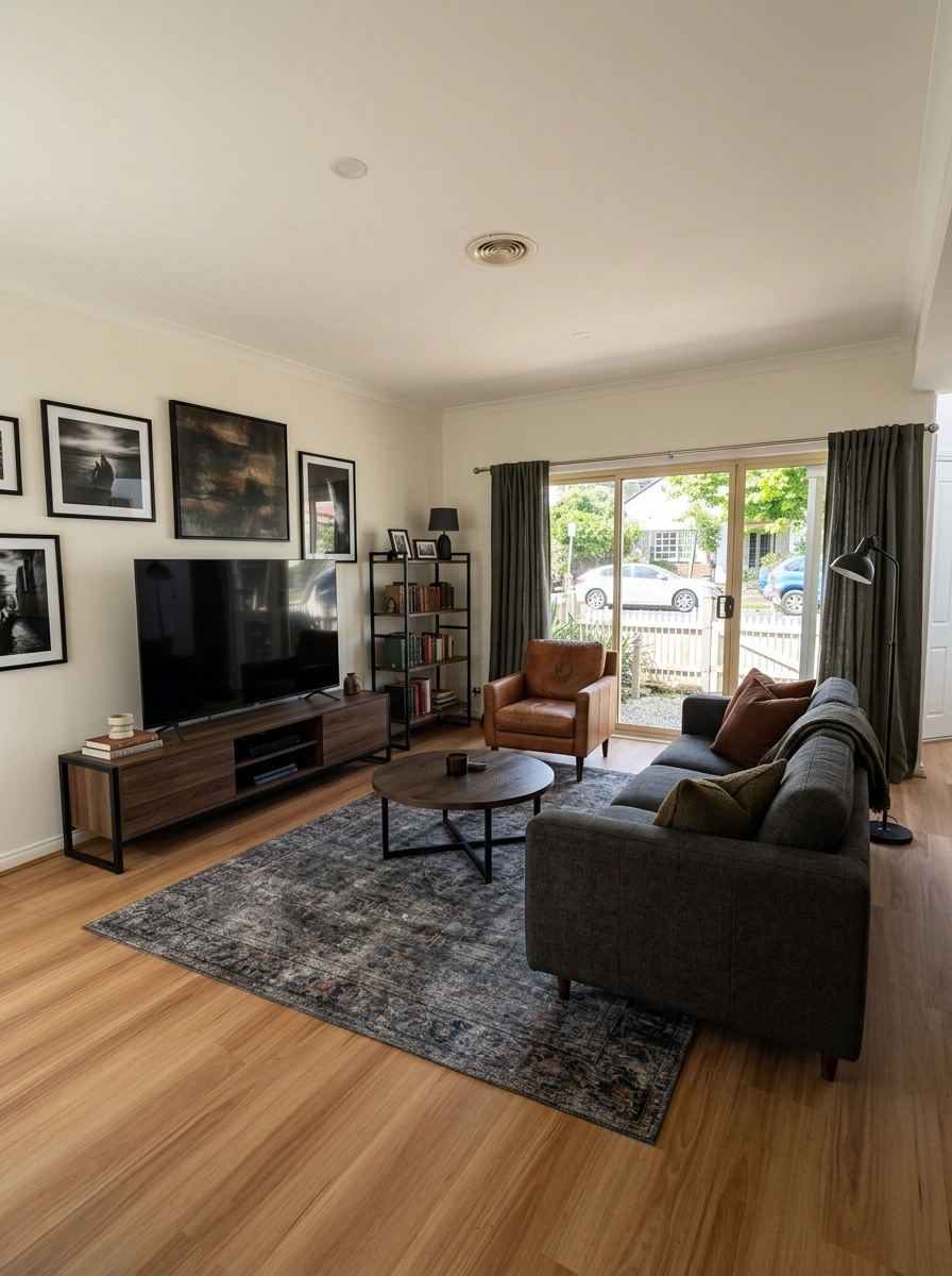 Interior design in Minimalism style — Living Room by GenRoom AI
