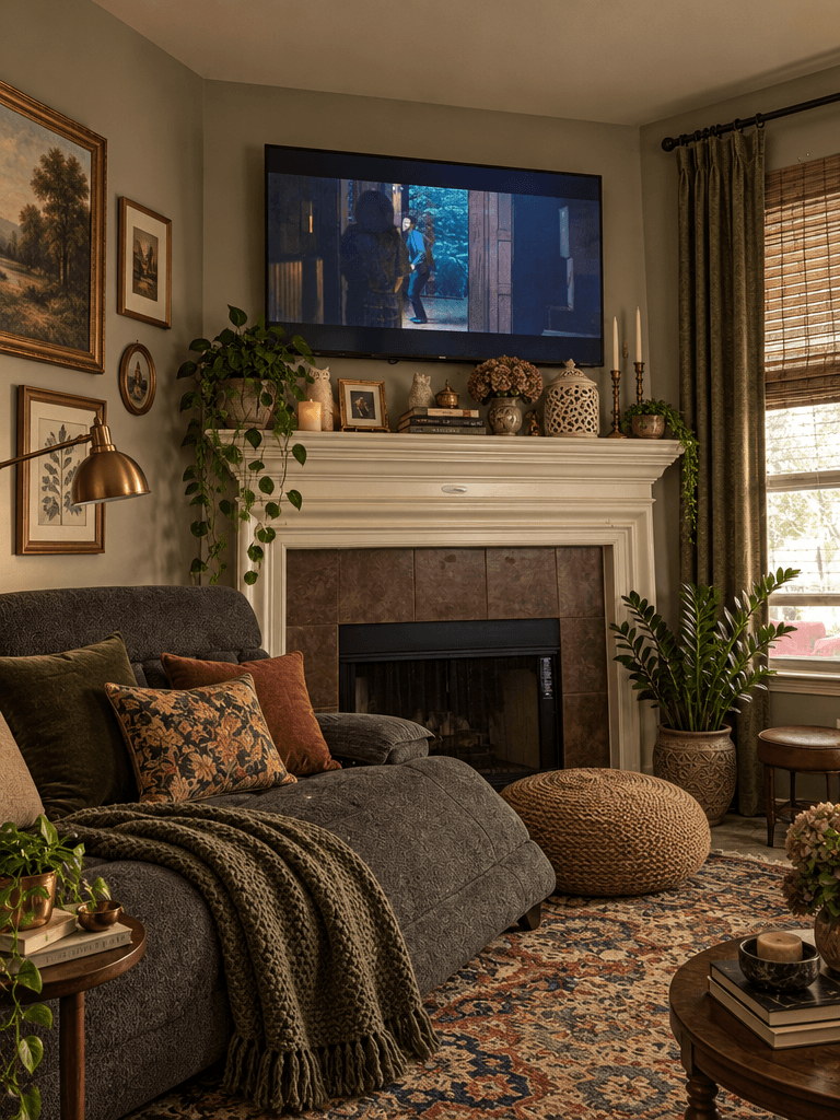 Diseño de interiores en estilo Eclectic — Salón por GenRoom AI