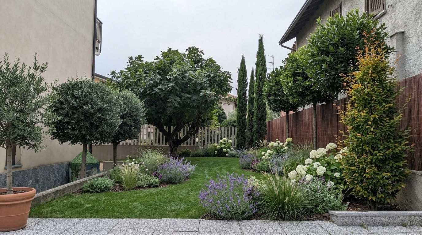 Yard design in no_style style — photo by GenRoom AI