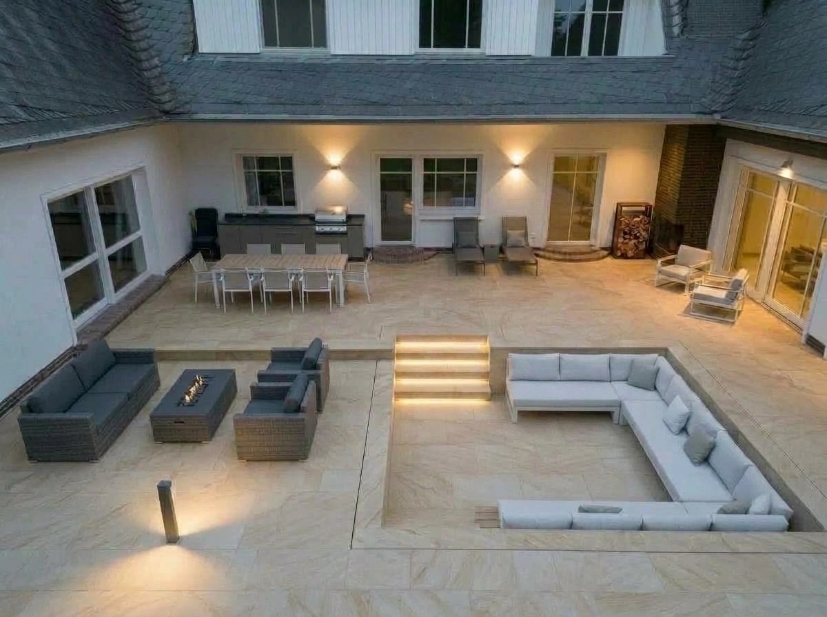 Landscape design in Contemporary Yard style — Yard by GenRoom AI