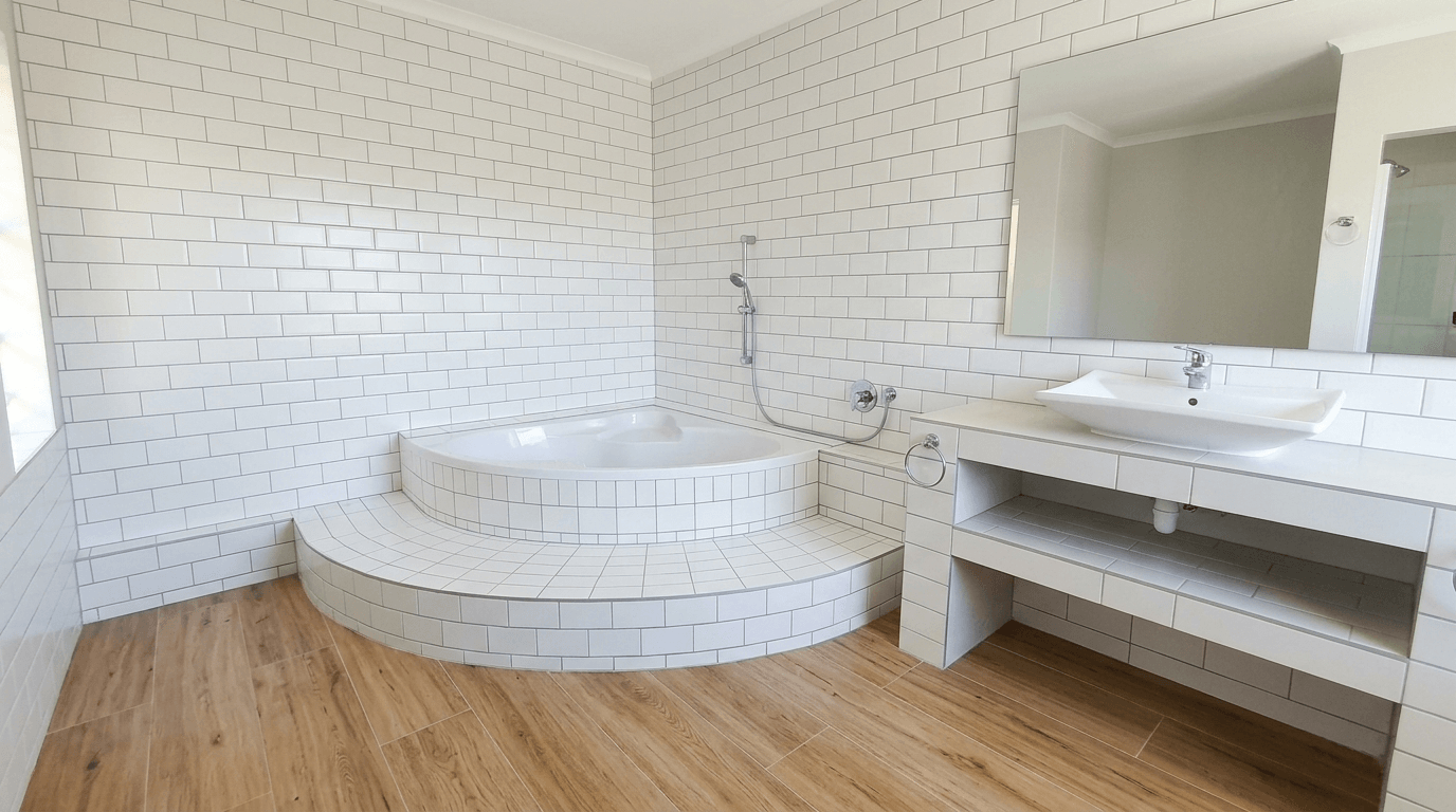 Bathroom interior in no_style style — photo by GenRoom AI