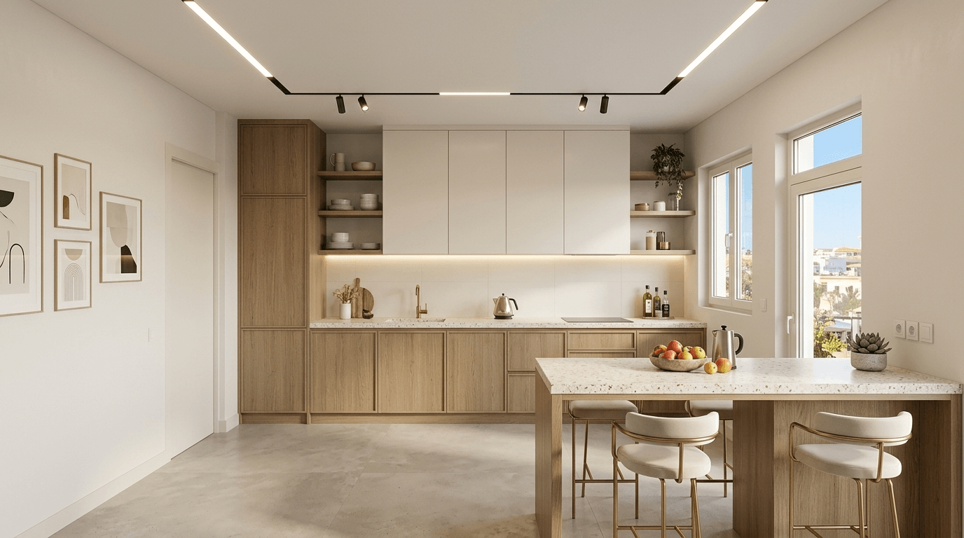 Kitchen interior in no_style style — photo by GenRoom AI