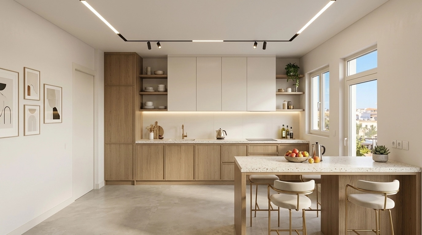 Kitchen interior in no_style style — photo by GenRoom AI