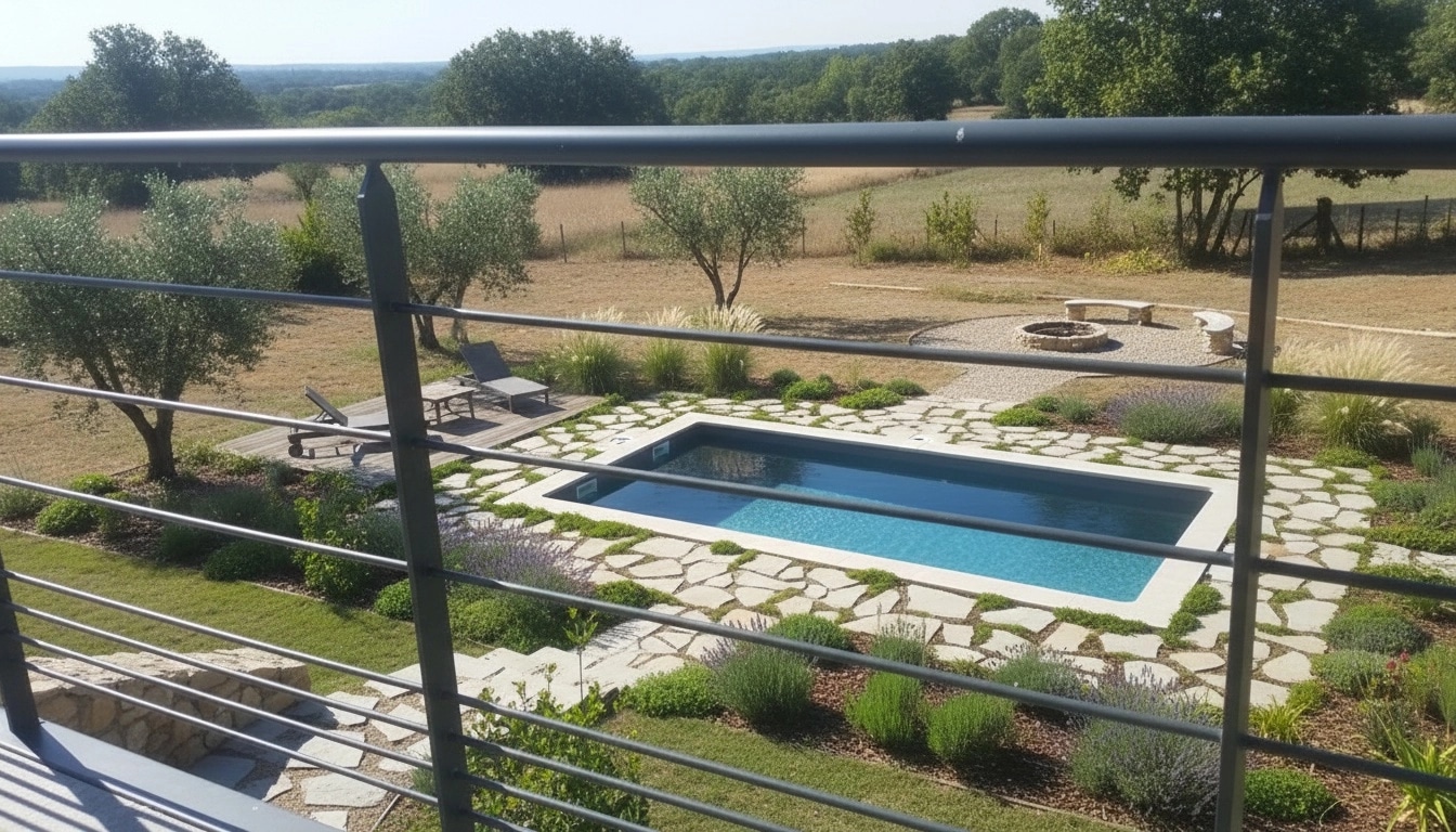Landscape design in Eco Natural Garden style — Yard by GenRoom AI