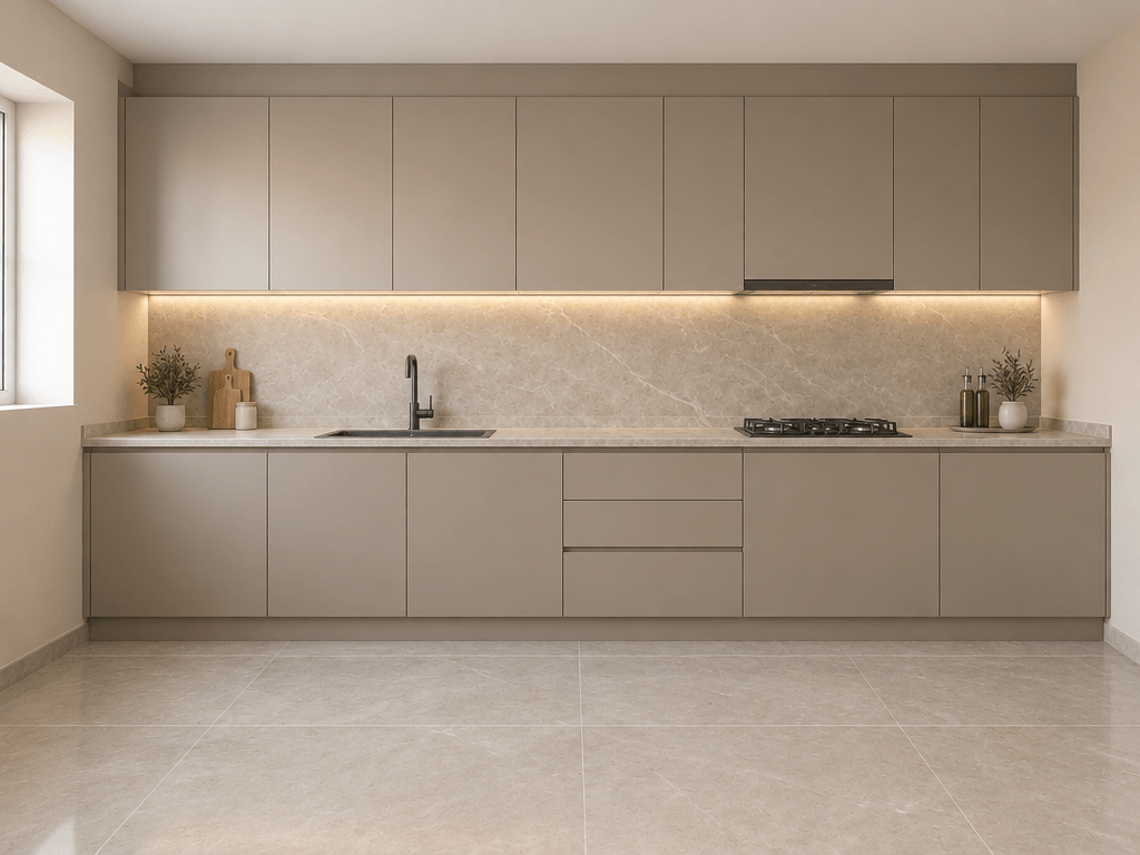 Kitchen interior in no_style style — photo by GenRoom AI