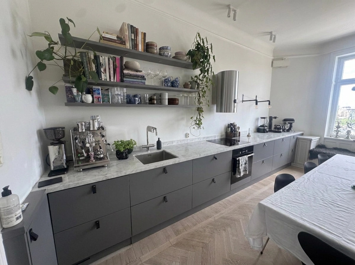 Minimalism Kitchen design — interior photo by GenRoom AI