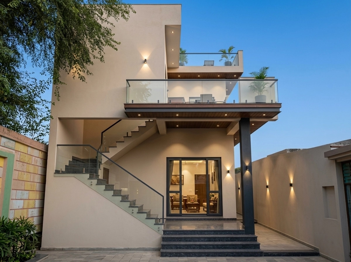 Facade design in Minimalist Facade style — Facade by GenRoom AI