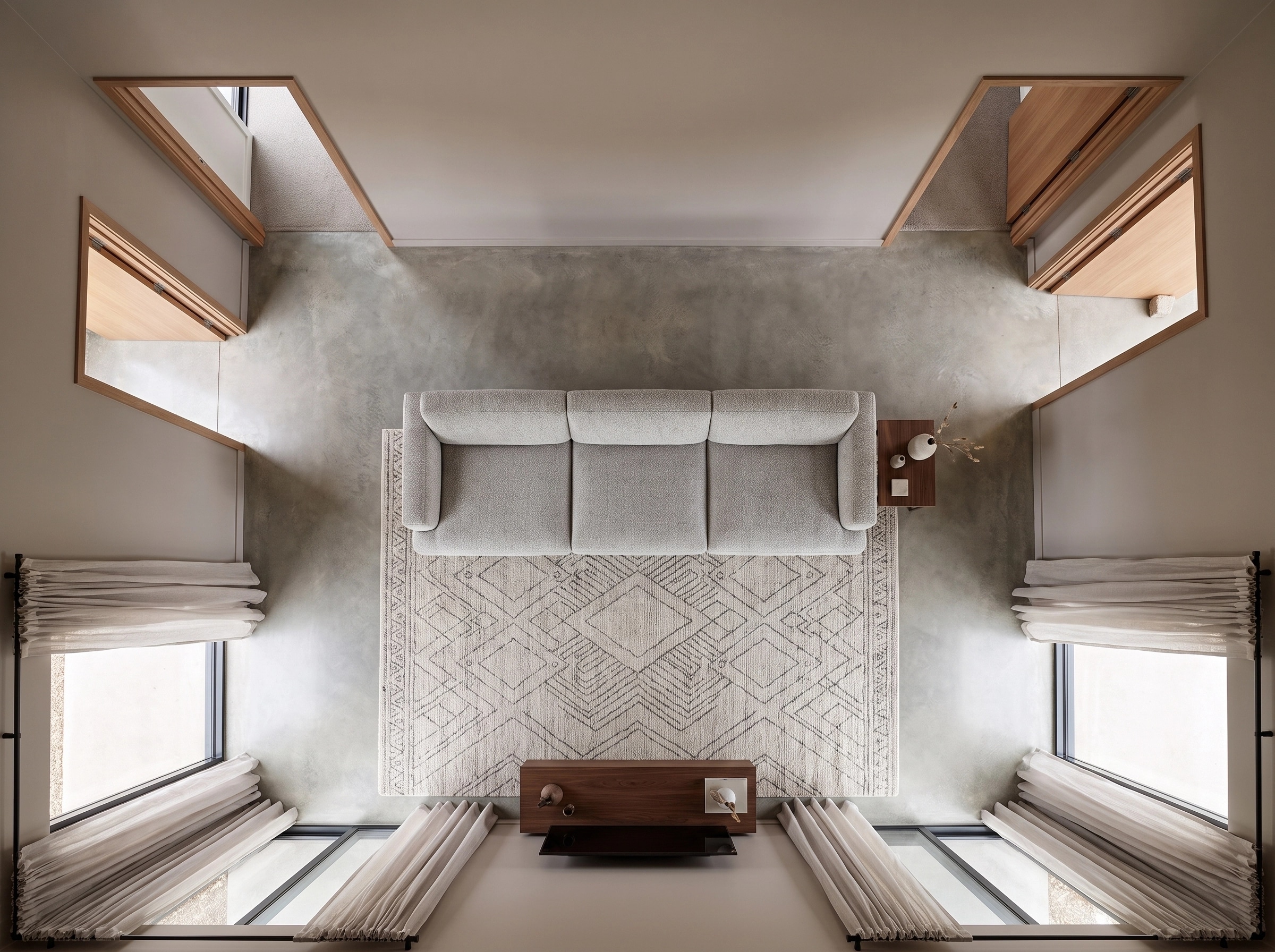 Interior design in Contemporary style — Living Room by GenRoom AI