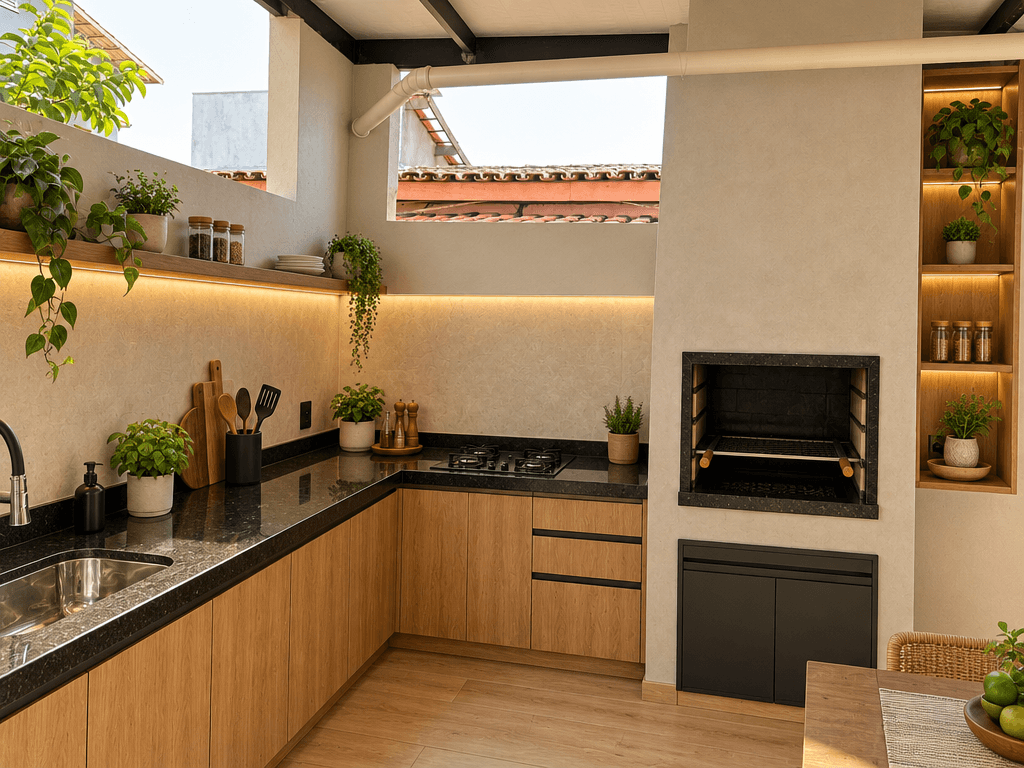 Kitchen interior in no_style style — photo by GenRoom AI