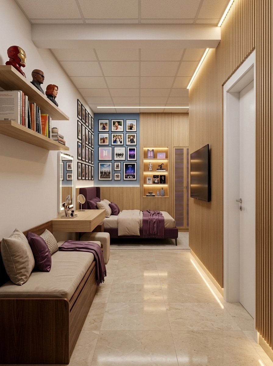 Portuguese Modern Chambre design — interior photo by GenRoom AI