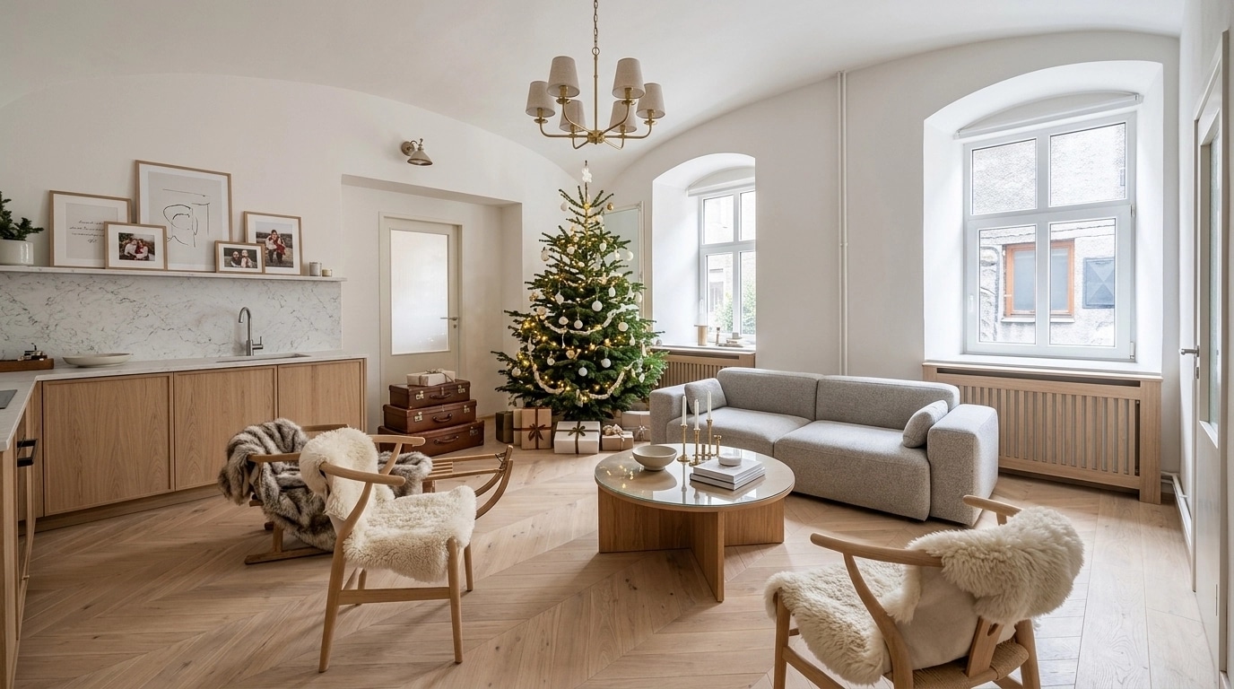 Scandinavian Living Room design — interior photo by GenRoom AI