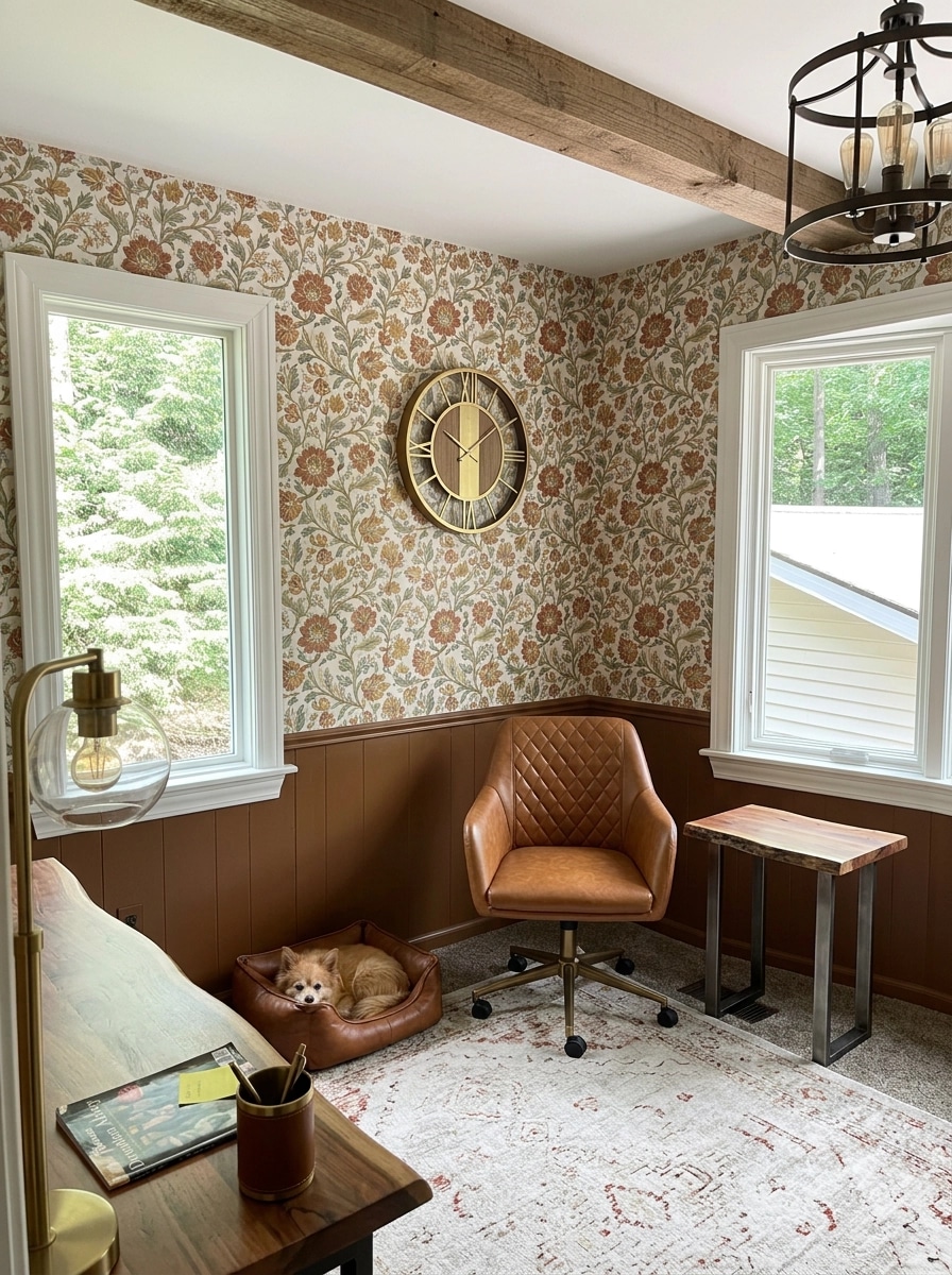Interior design in Modern Farmhouse style — Office by GenRoom AI