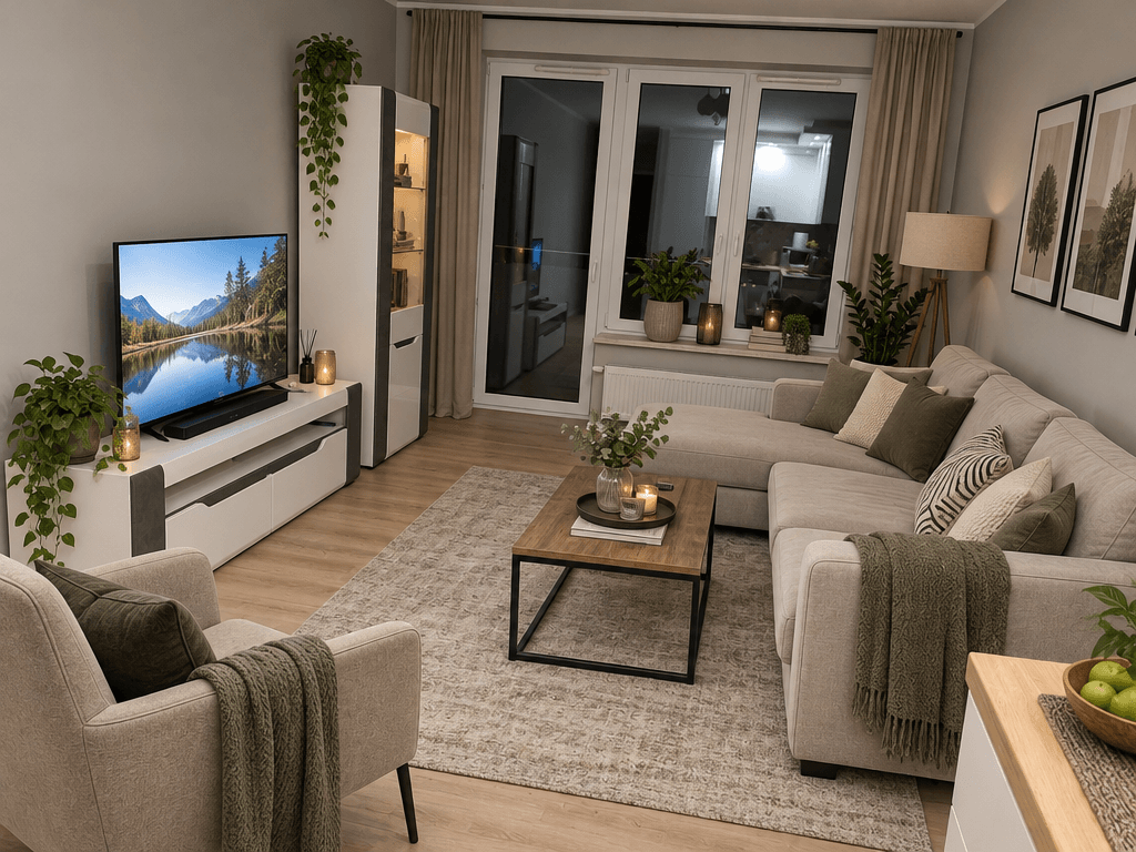 Interior design in Contemporary style — Living Room by GenRoom AI