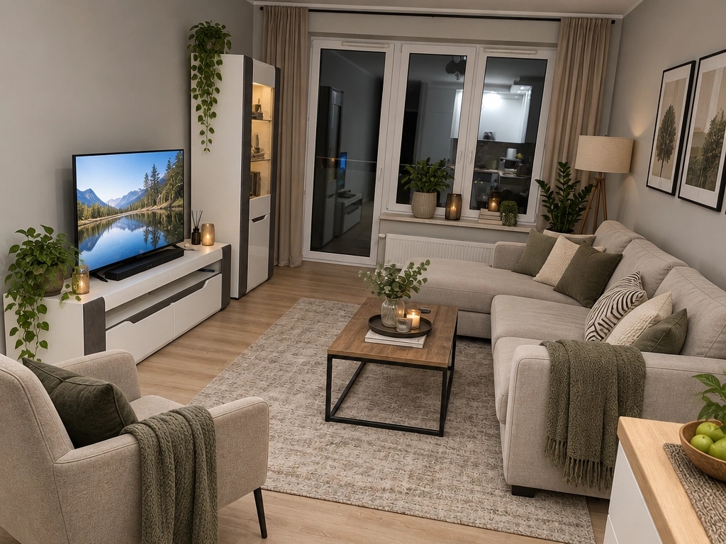 Interior design in Contemporary style — Living Room by GenRoom AI