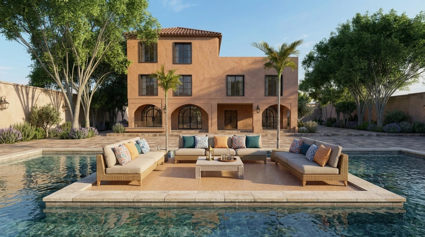 Facade design in Mediterranean Facade style — Facade by GenRoom AI