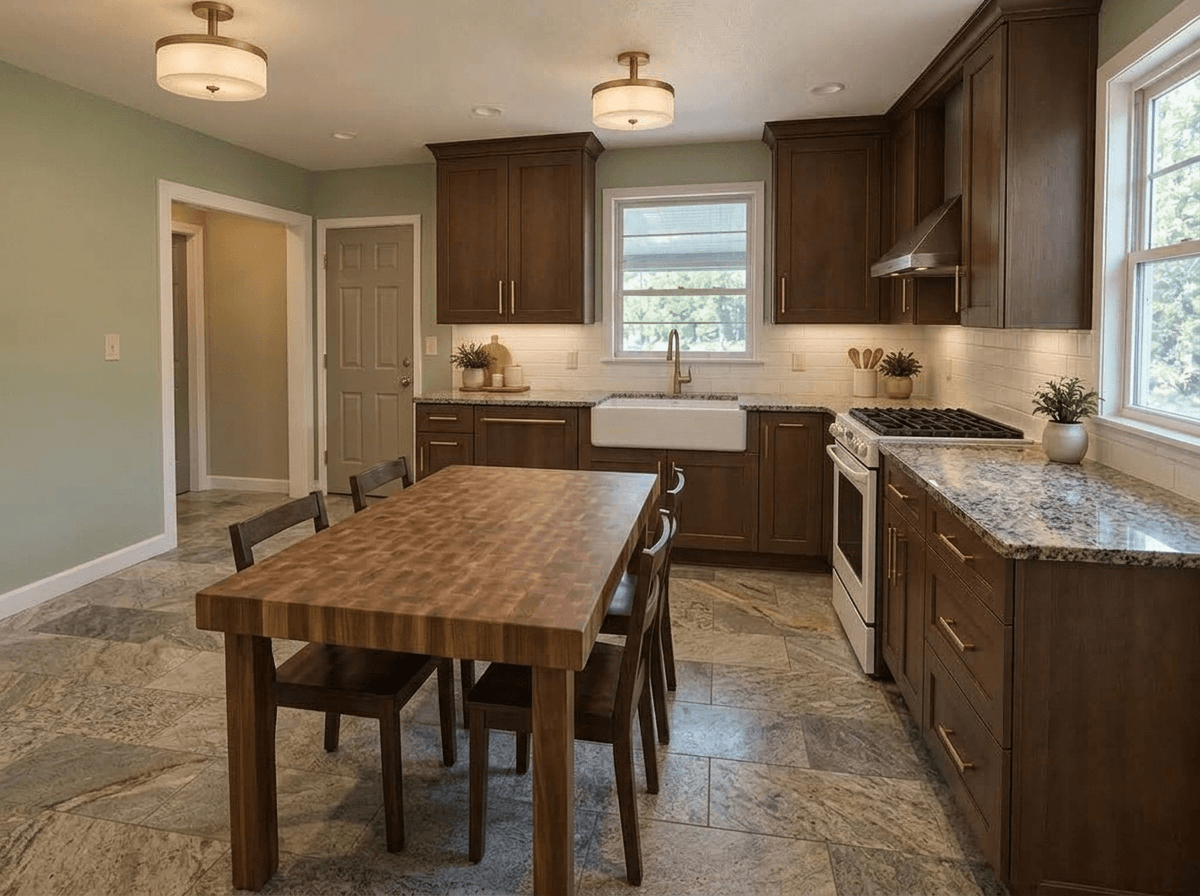 Kitchen interior in no_style style — photo by GenRoom AI