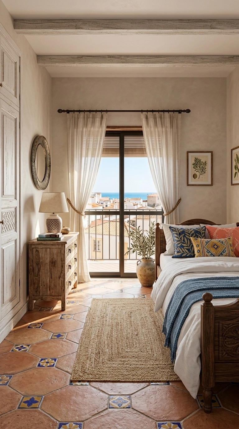Interior design in Mediterranean style — Bedroom by GenRoom AI