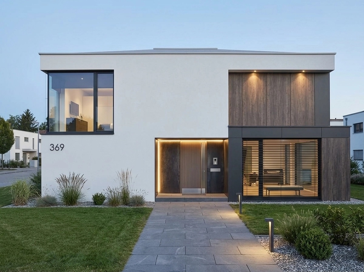 Facade design in Contemporary Facade style — Facade by GenRoom AI
