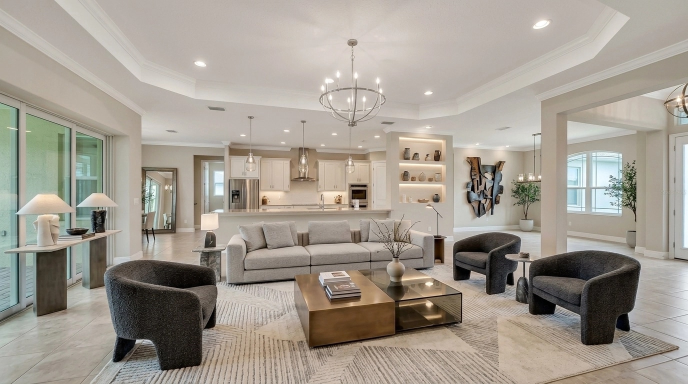 Interior design in Contemporary style — Living Room by GenRoom AI