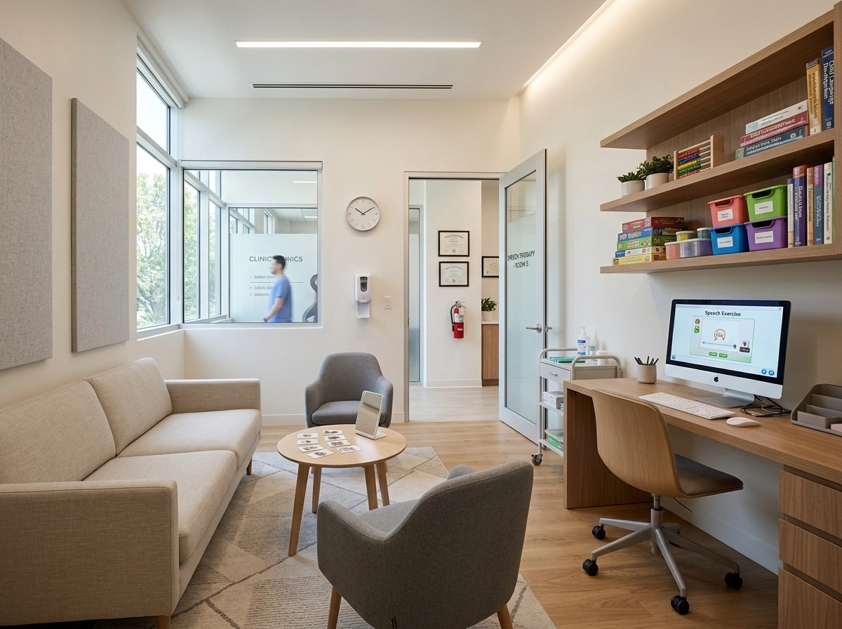 Interior design in Minimalism style — clinic by GenRoom AI