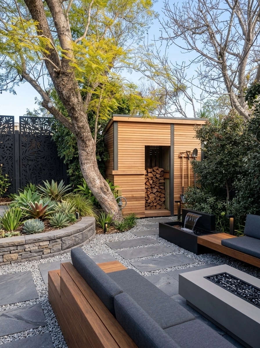 Contemporary Yard Yard design — yard photo by GenRoom AI