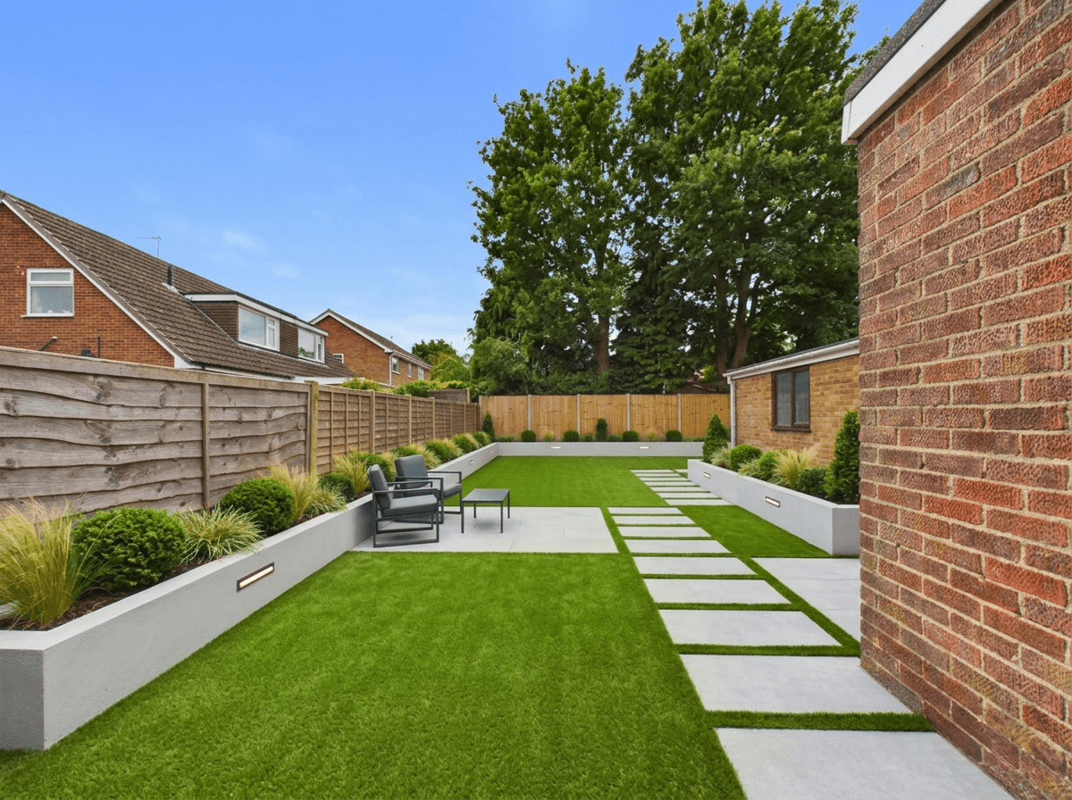 Landscape design in Minimalist Yard style — Yard by GenRoom AI