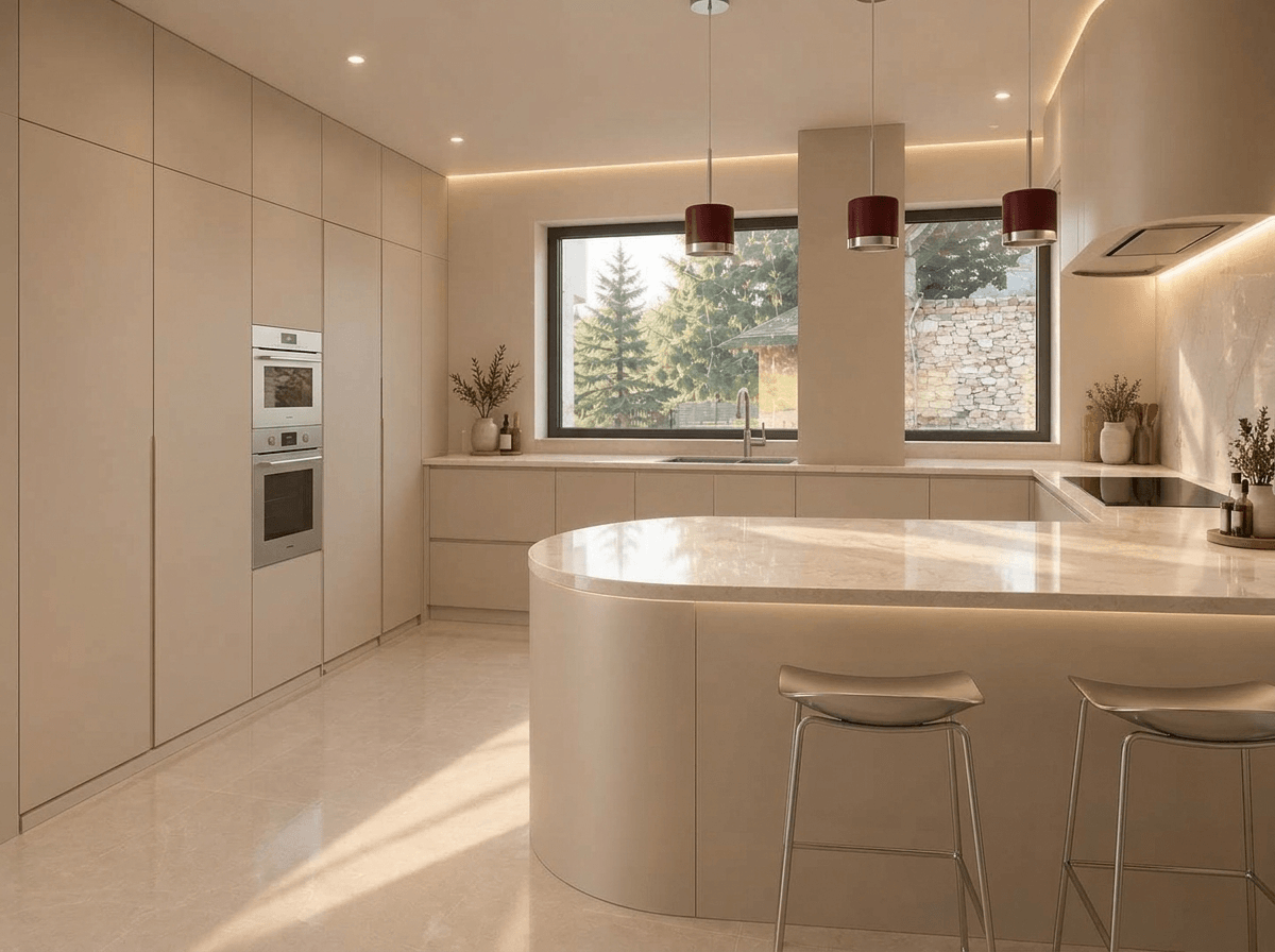 Kitchen interior in no_style style — photo by GenRoom AI