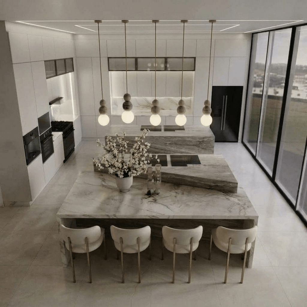 Kitchen interior in no_style style — photo by GenRoom AI