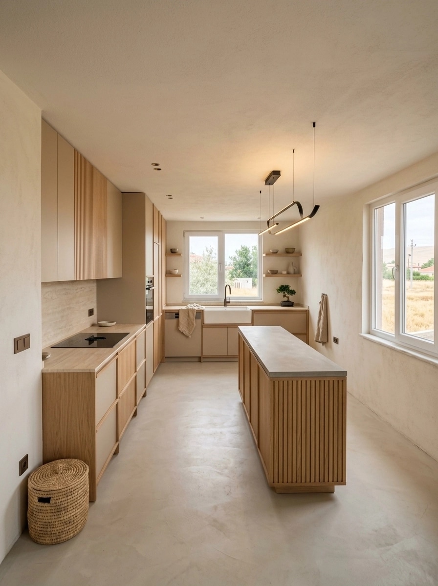 Japandi Cocina design — interior photo by GenRoom AI