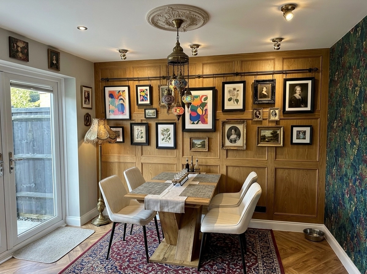 Interior design in Maximalist style — dining_room by GenRoom AI