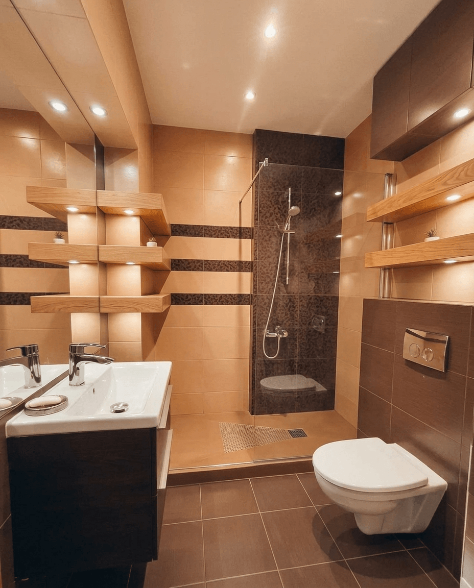 Bathroom interior in no_style style — photo by GenRoom AI