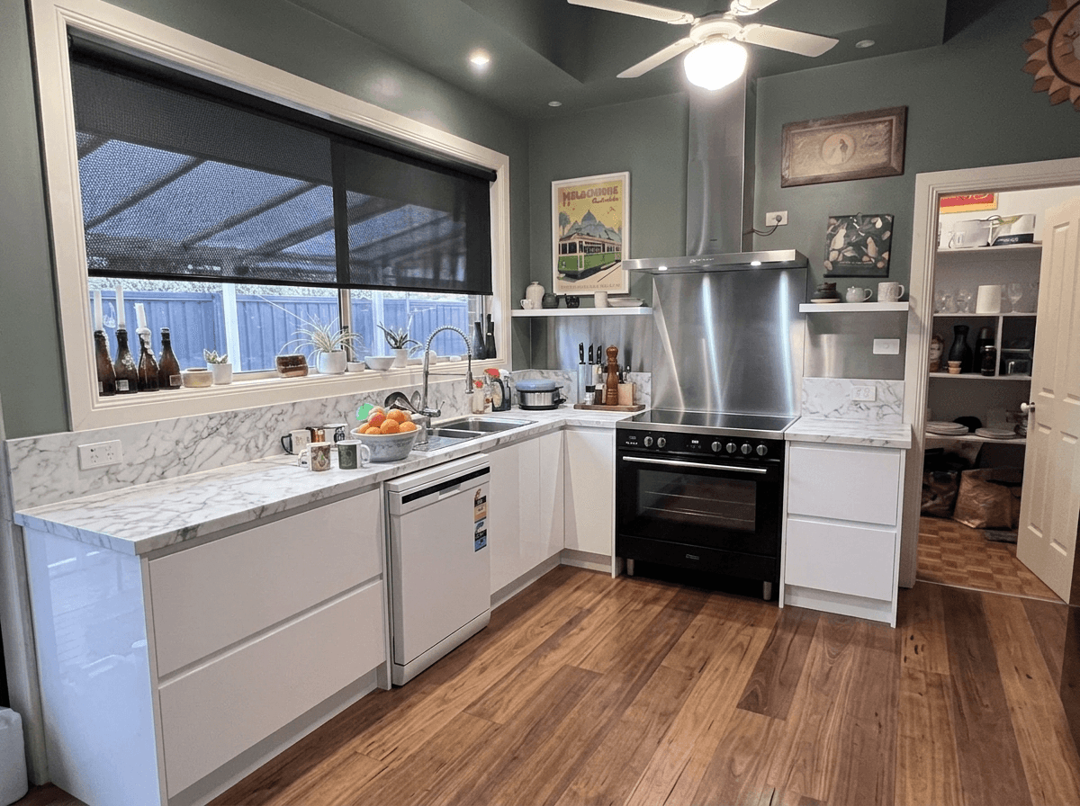Kitchen interior in no_style style — photo by GenRoom AI