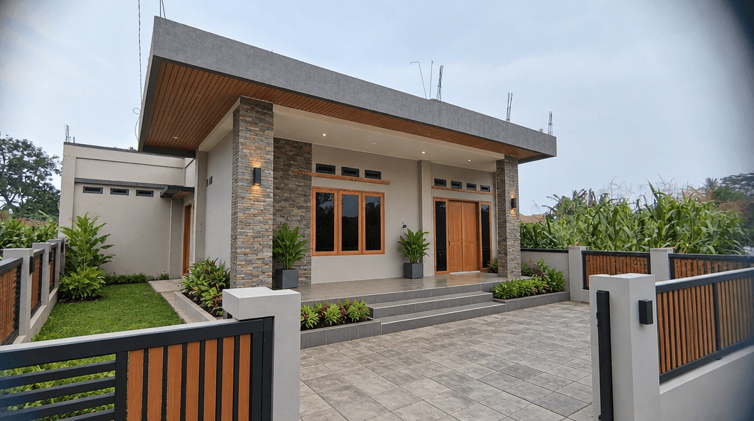 Yard design in Contemporary Yard style — photo by GenRoom AI