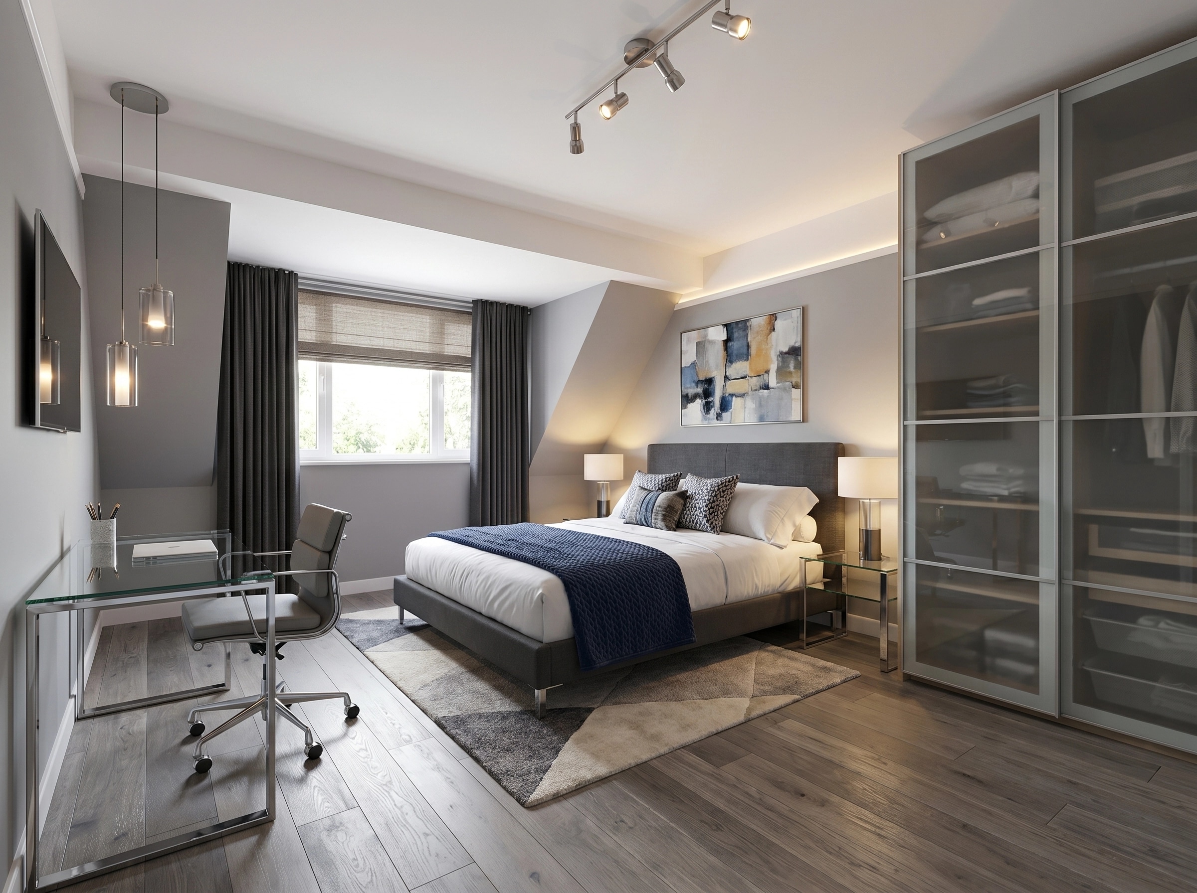 Interior design in Contemporary style — Bedroom by GenRoom AI