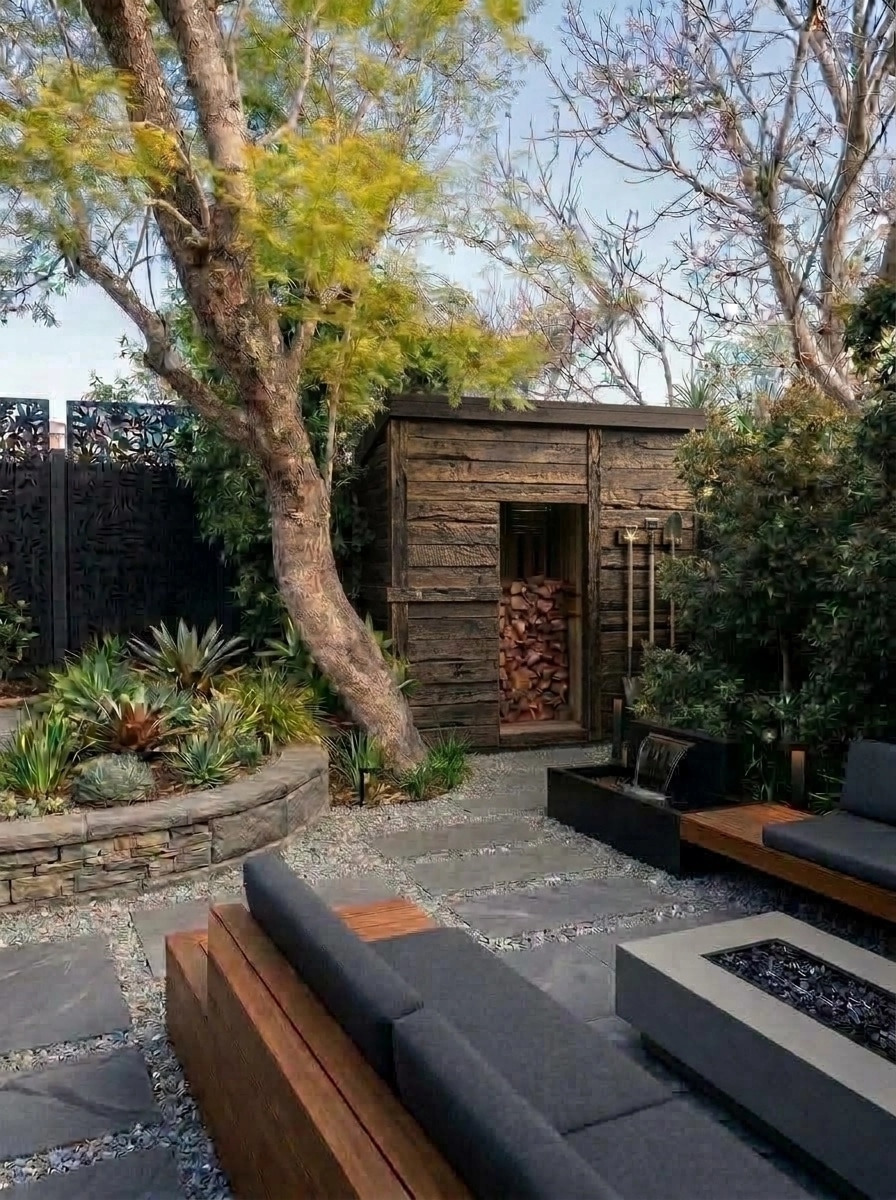 Landscape design in Contemporary Yard style — Yard by GenRoom AI