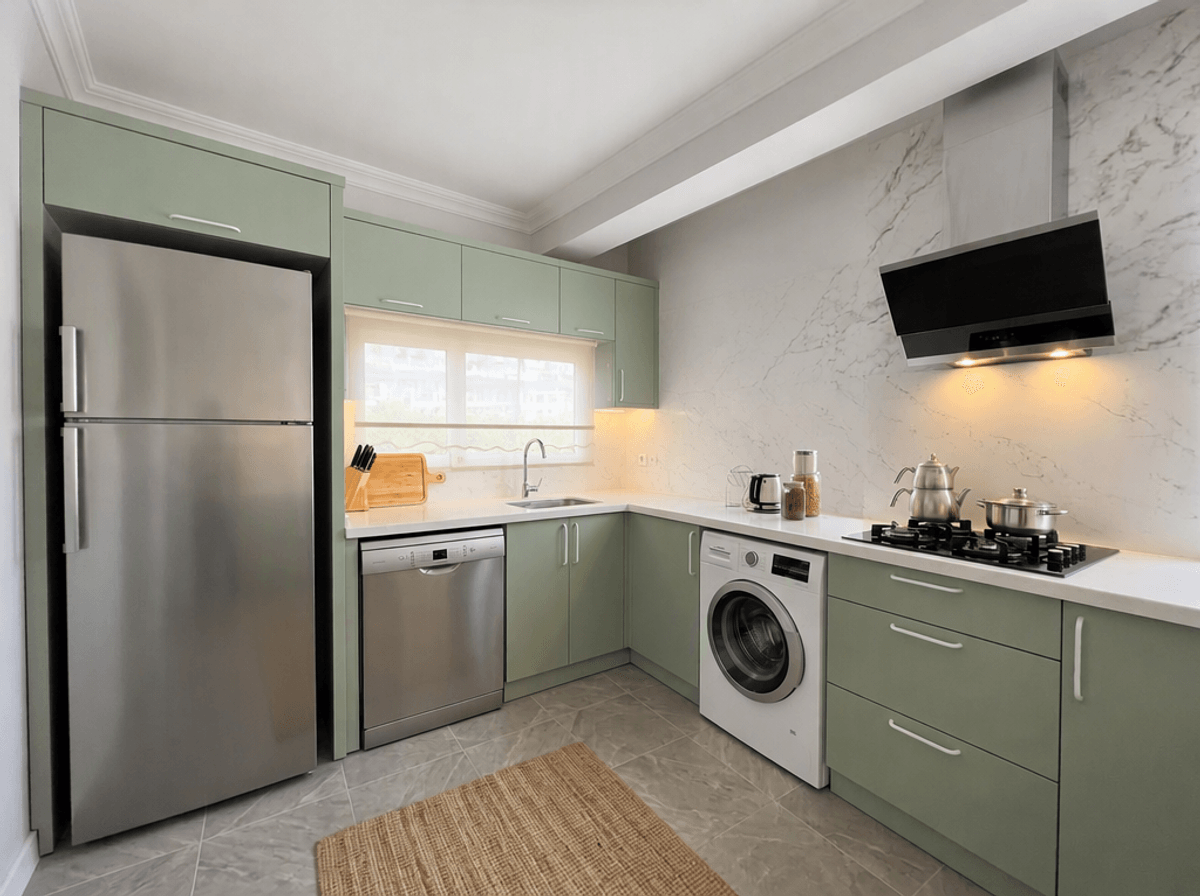 Kitchen interior in no_style style — photo by GenRoom AI